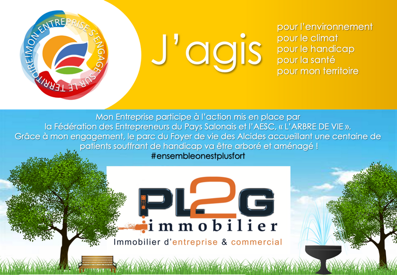 PL2G Immobilier participe à l'aménagement du parc du Foyer des Alcides à Saint Chamas