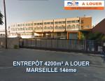 Entrepôt à louer à Marseille proche A55 4200m²