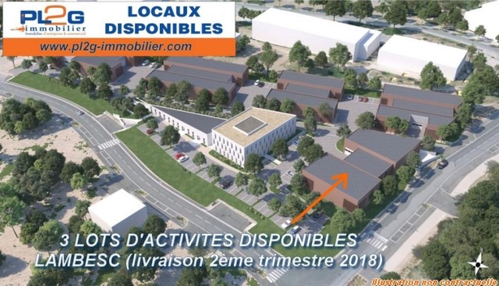Locaux d'activités neufs disponibles à Lambesc