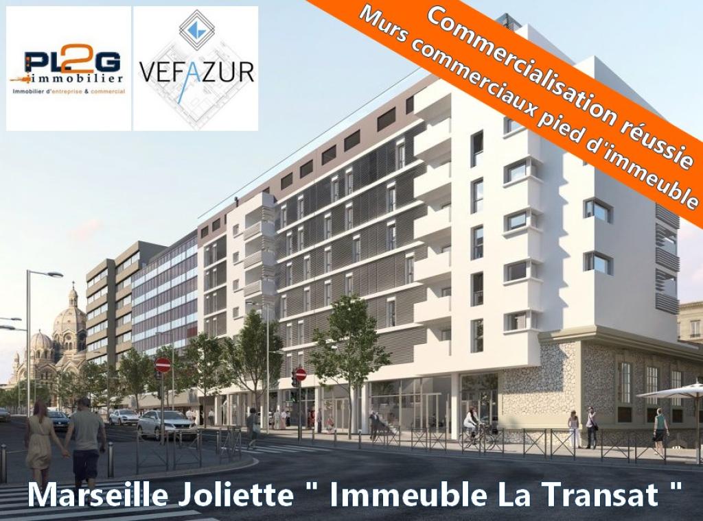 PL2G Immobilier vend local commercial dans l'immeuble La Transat à Marseille