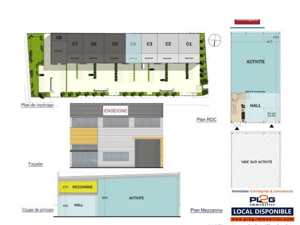 Local d'activité à vendre à Salon de Provence 440m²