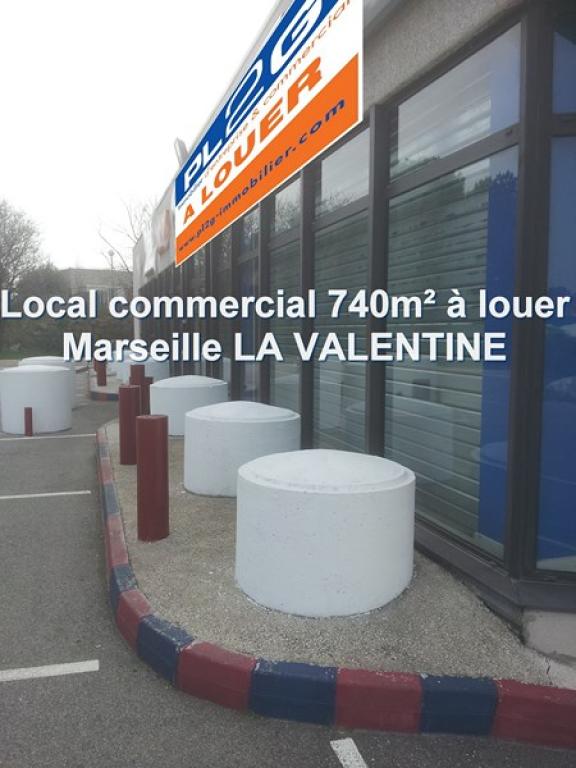 Local commercial sans pas de porte à louer à La Valentine Marseille