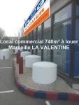 Local commercial sans pas de porte à louer à La Valentine Marseille