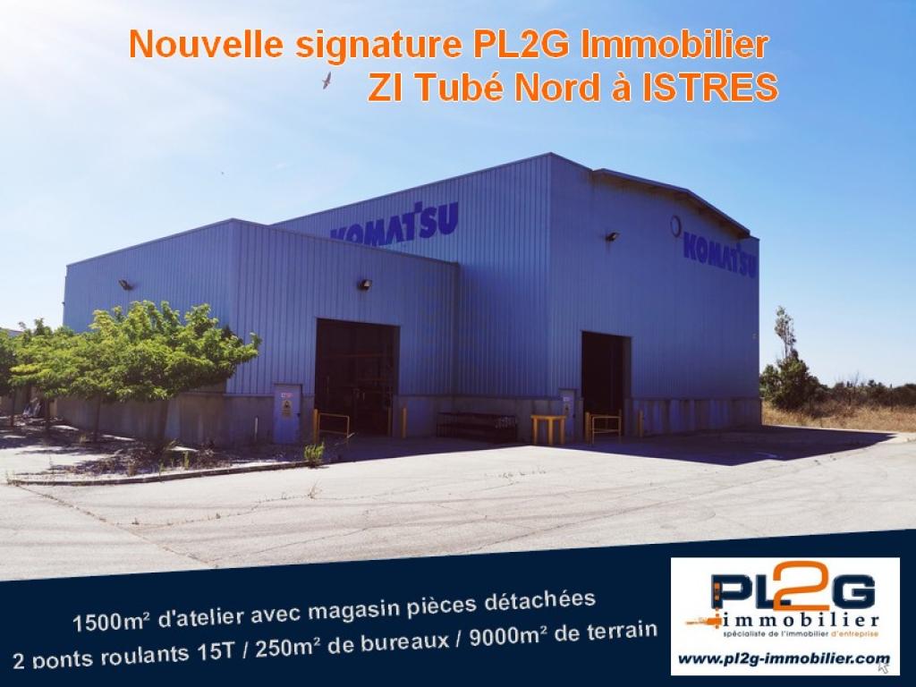 PL2G implante Komatsu à Istres ZI le tubé Nord