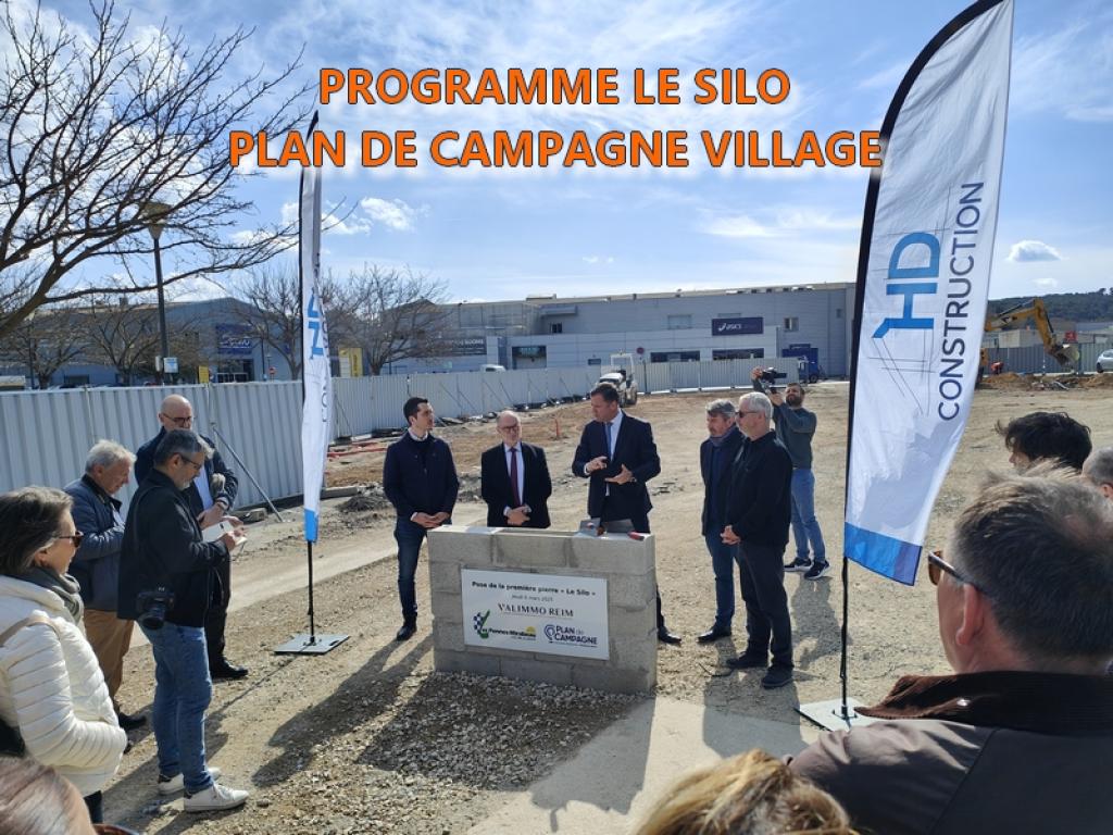 PL2G Immobilier était invité à la pose de la Première Pierre ce 6 Mars à Plan de Campagne