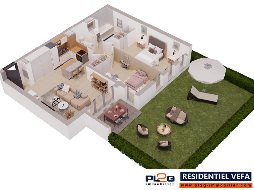 Résidence Étincelle à Sénas : appartements neufs du T2 au T4