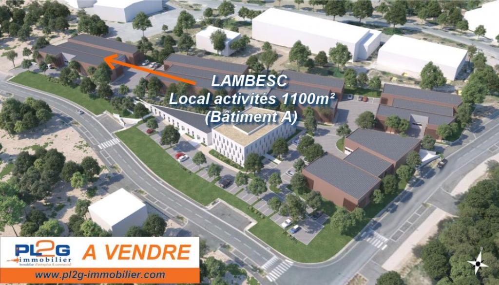 Local d'activités à vendre à Lambesc 1100m²