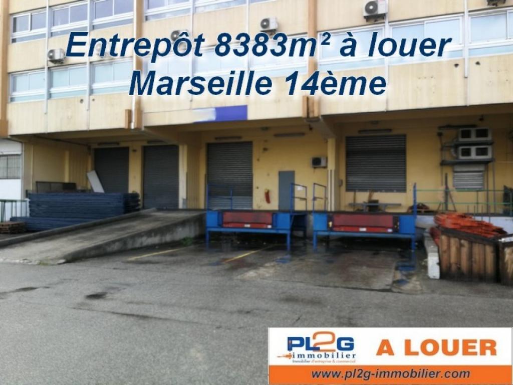 Entrepôt à louer à Marseille secteur Aygalades 8300m²