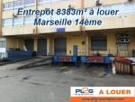 Entrepôt à louer à Marseille secteur Aygalades 8300m²