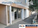 Local commercial à louer à Marseille 13010 accès PMR