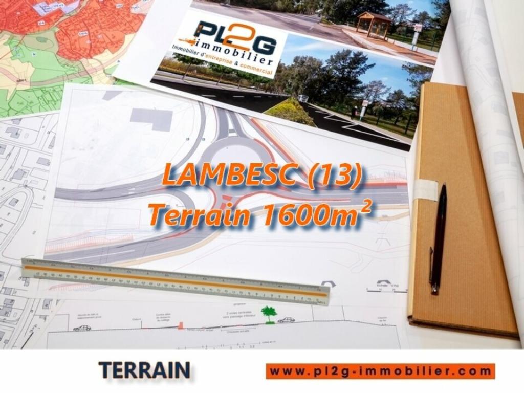 Terrain à vendre avec PC à Lambesc