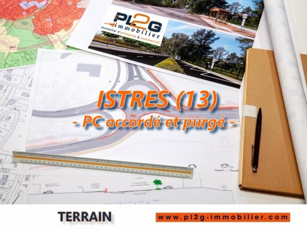 Terrain industriel à vendre à Istres avec Permis purgé