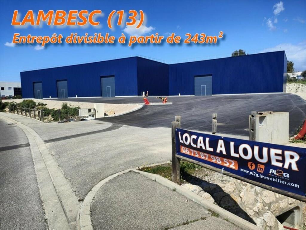 Entrepôt à louer à Lambesc 367m² avec parking
