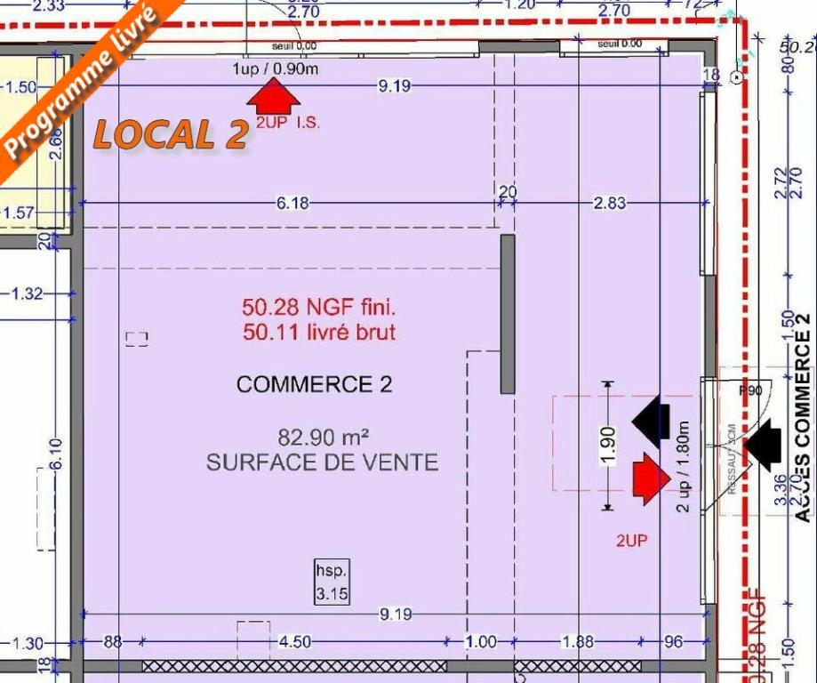 Local neuf à vendre à Miramas 83m²