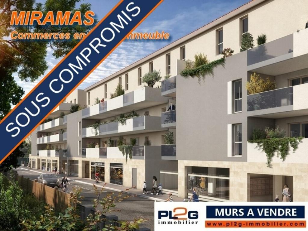 Local commercial neuf à vendre centre ville de Miramas 287m²