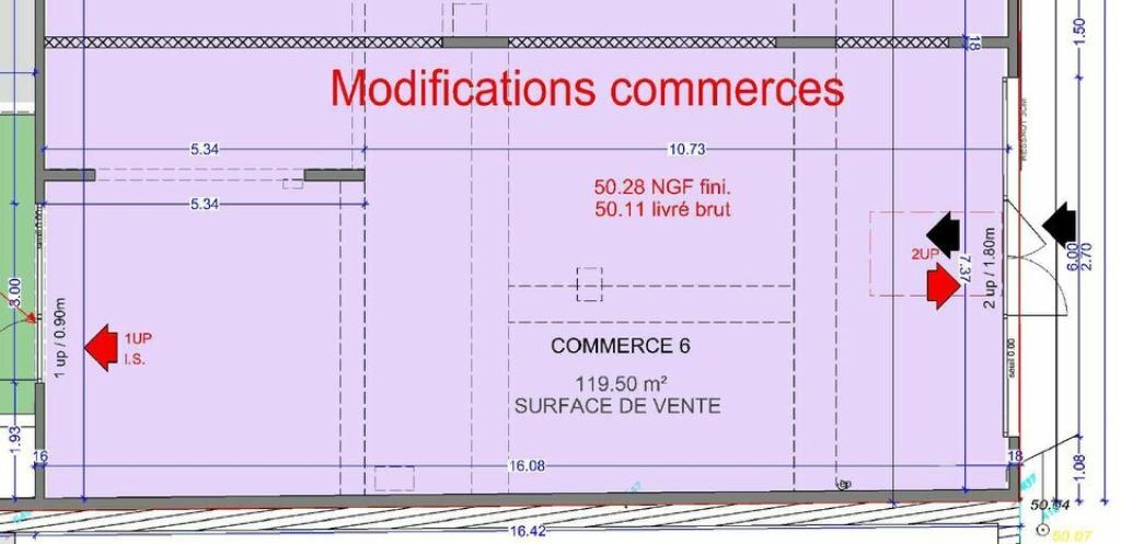 Murs neuf à vendre à Miramas 120m²