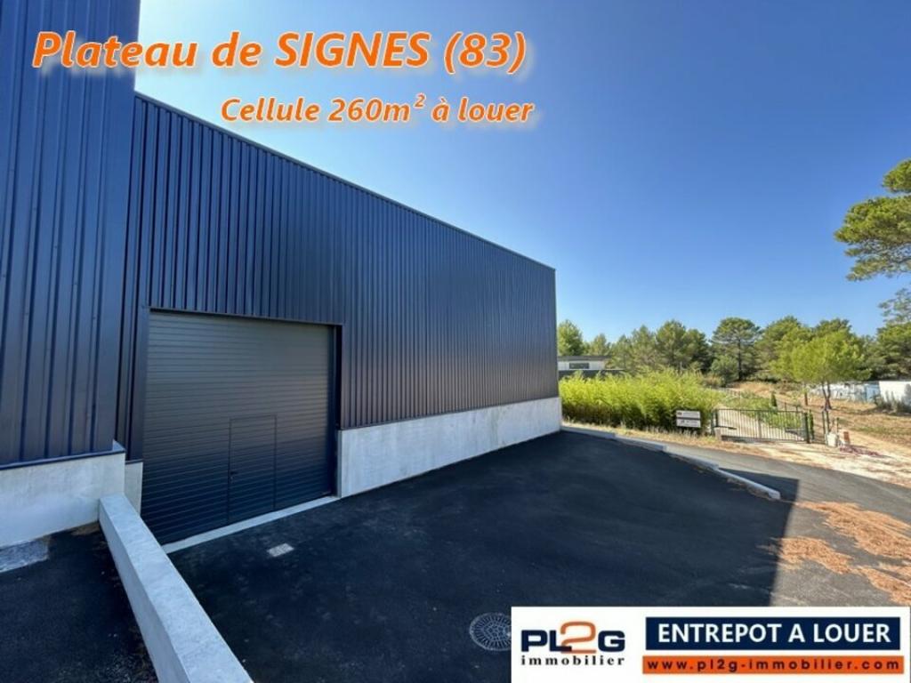 Entrepôt Neuf de 260m² au Parc d'Activités du Plateau de Signes