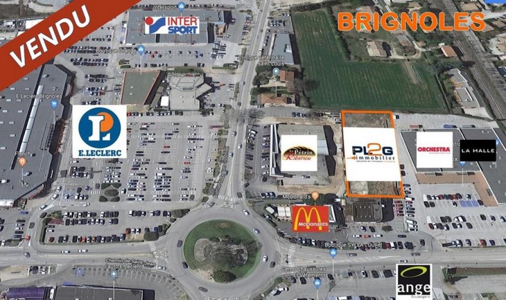 Vente d'un terrain commercial à Brignoles, une nouvelle réalisation PL2G Immobilier