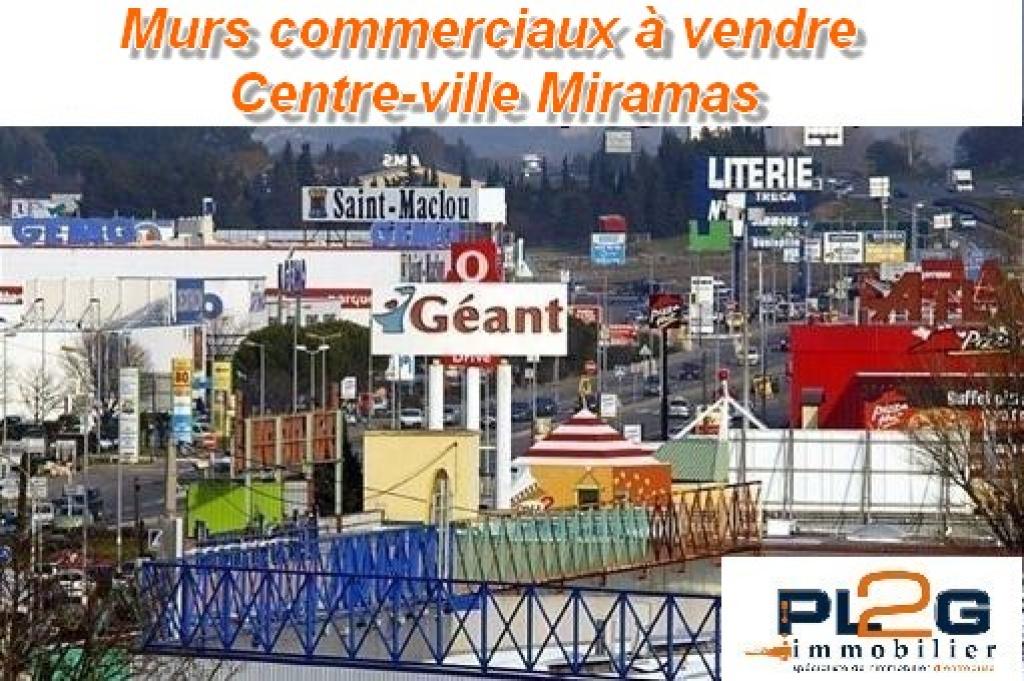 Murs commerciaux à vendre pour implantation de magasin en centre ville de Miramas